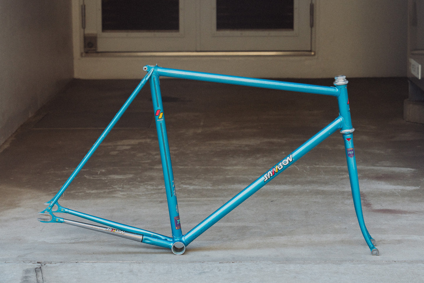 *Samson* Vintage NJS Frameset - Light Blue / 54.5cm