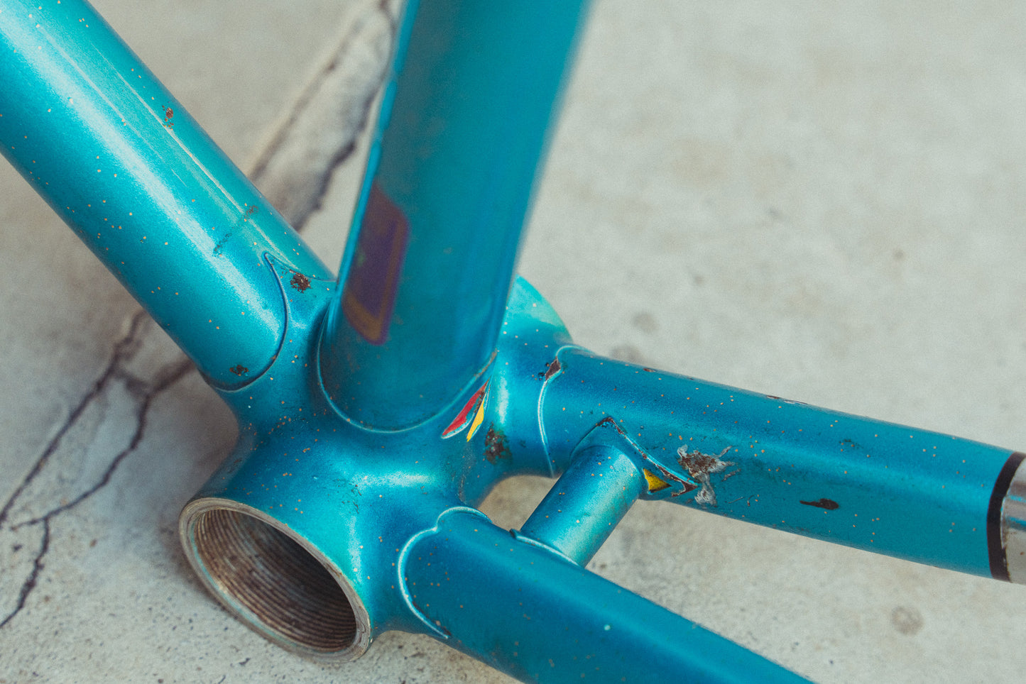 *Samson* Vintage NJS Frameset - Light Blue / 54.5cm