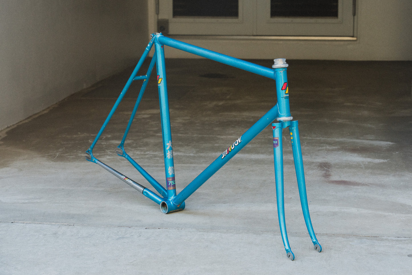 *Samson* Vintage NJS Frameset - Light Blue / 54.5cm