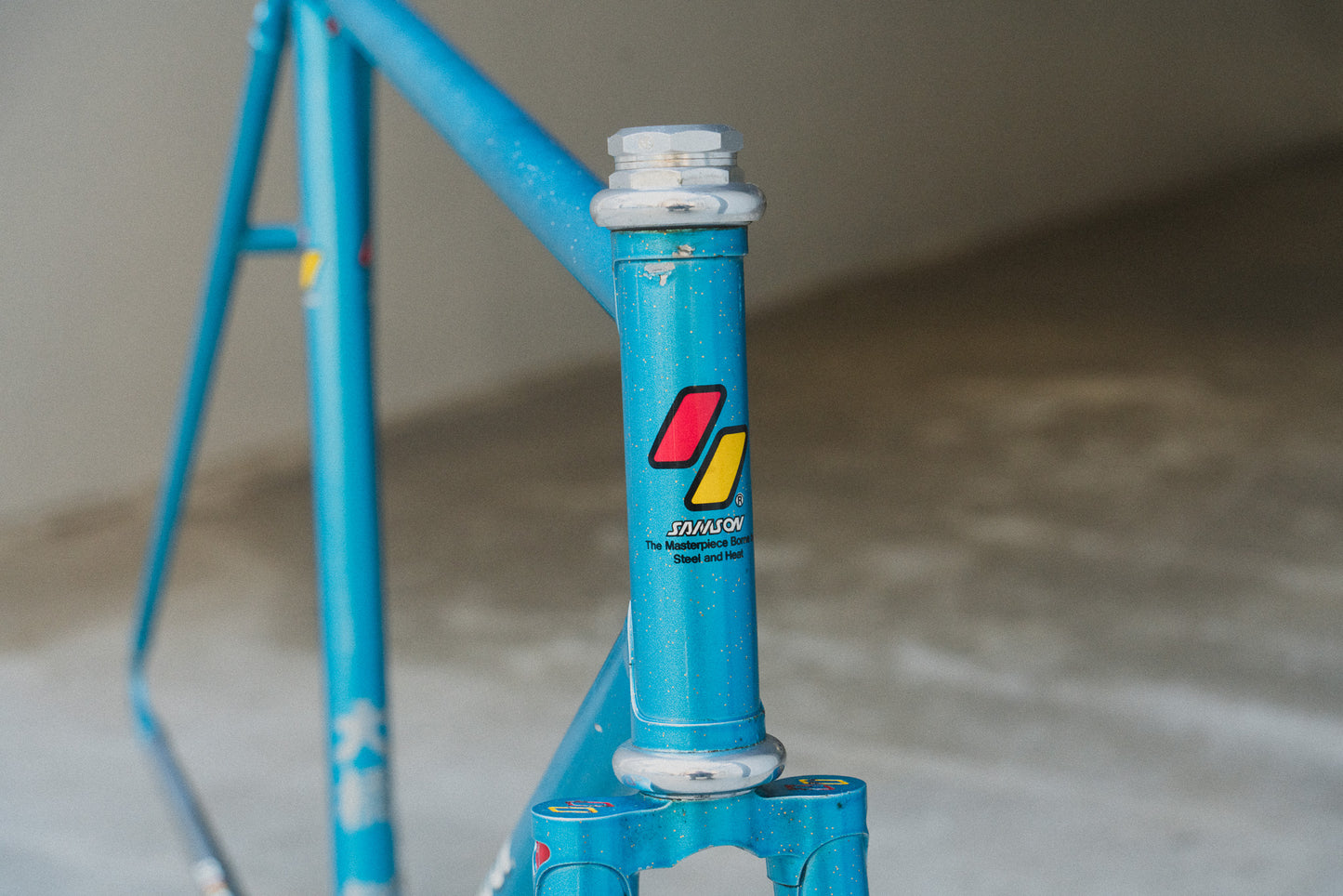 *Samson* Vintage NJS Frameset - Light Blue / 54.5cm
