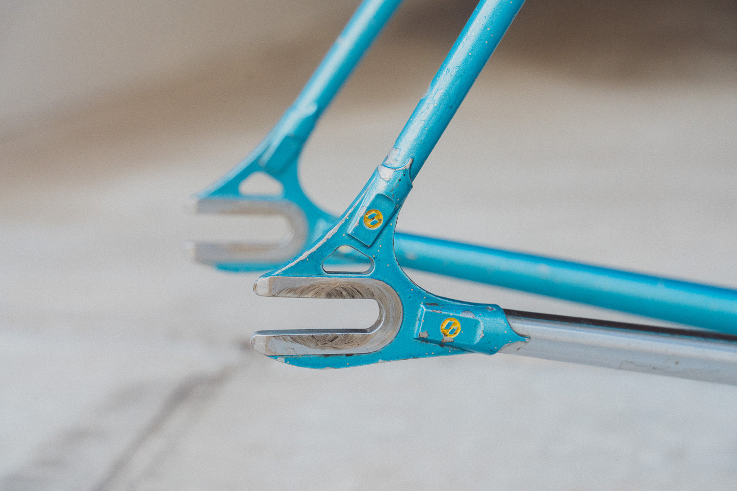 *Samson* Vintage NJS Frameset - Light Blue / 54.5cm