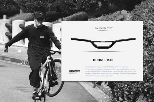 BROTURES Presents: New Fixed-Gear 2pc Handlebar “HOOKUP BAR” Out Now.