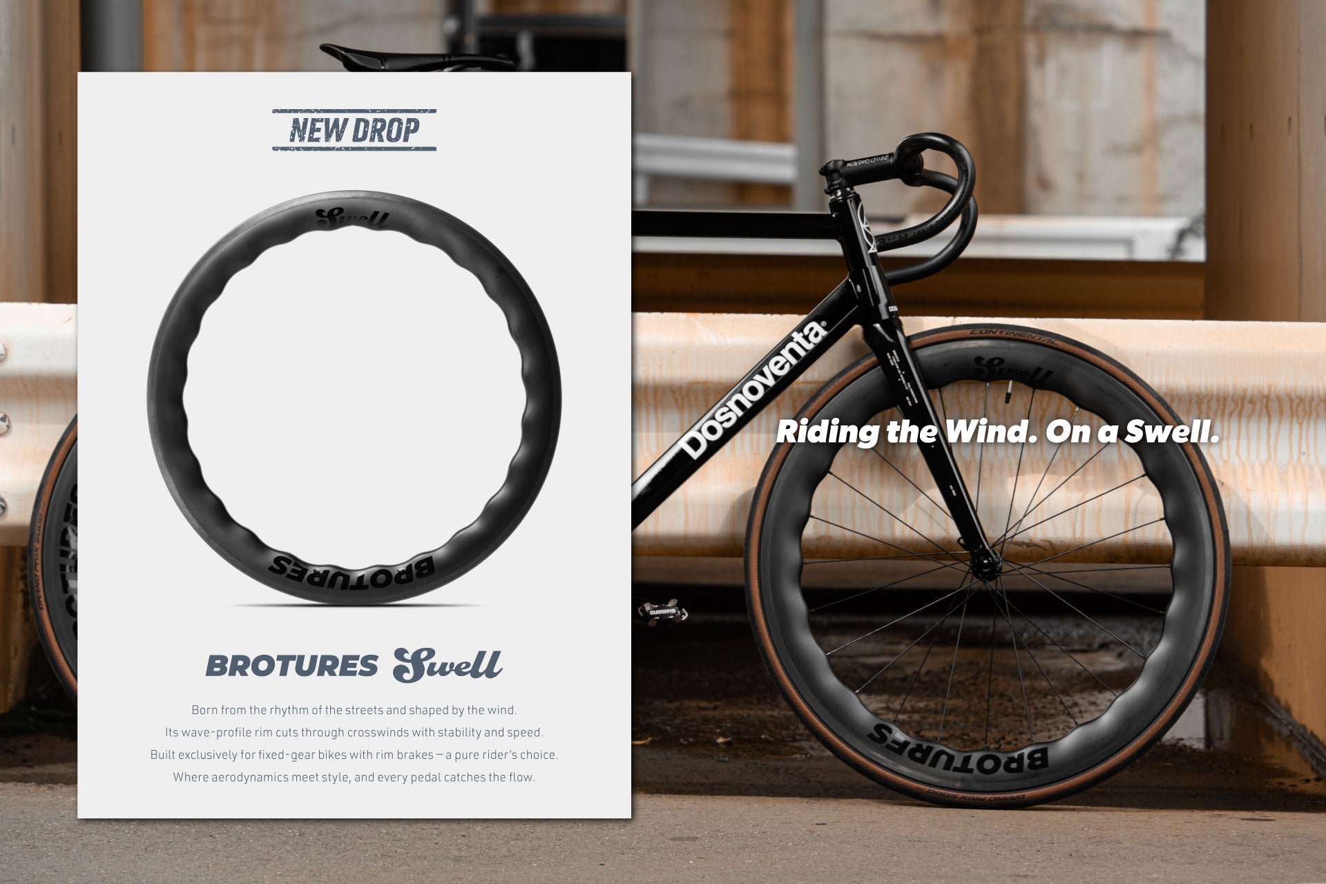 BROTURES ALLDAY 45mm Rear Wheel パーツ BROTURES ALL DAY WHEEL