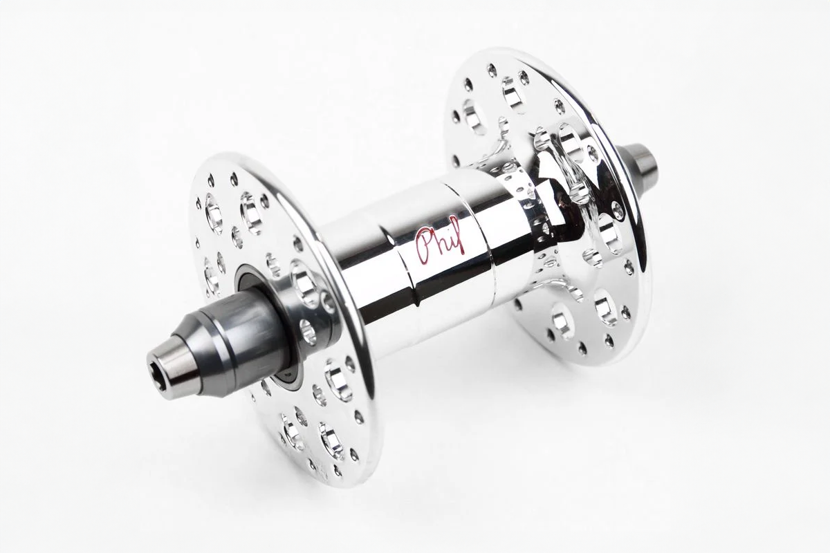 PHILWOOD PRO HIGH FLANGE TRACK HUB SILVER