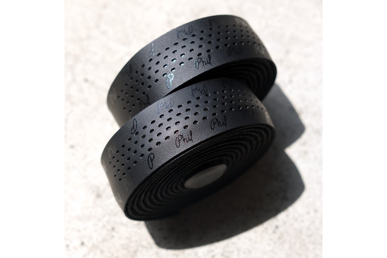 PHILWOOD Logo Bar Tape STEALTH BLACK