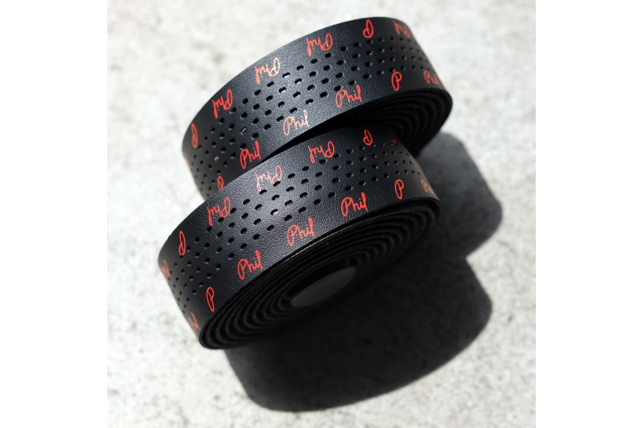 PHILWOOD Logo Bar Tape CLASSIC RED