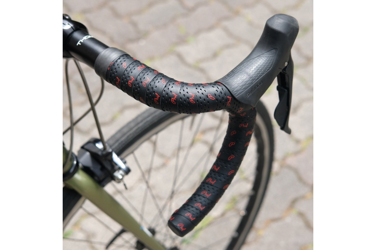 PHILWOOD Logo Bar Tape CLASSIC RED