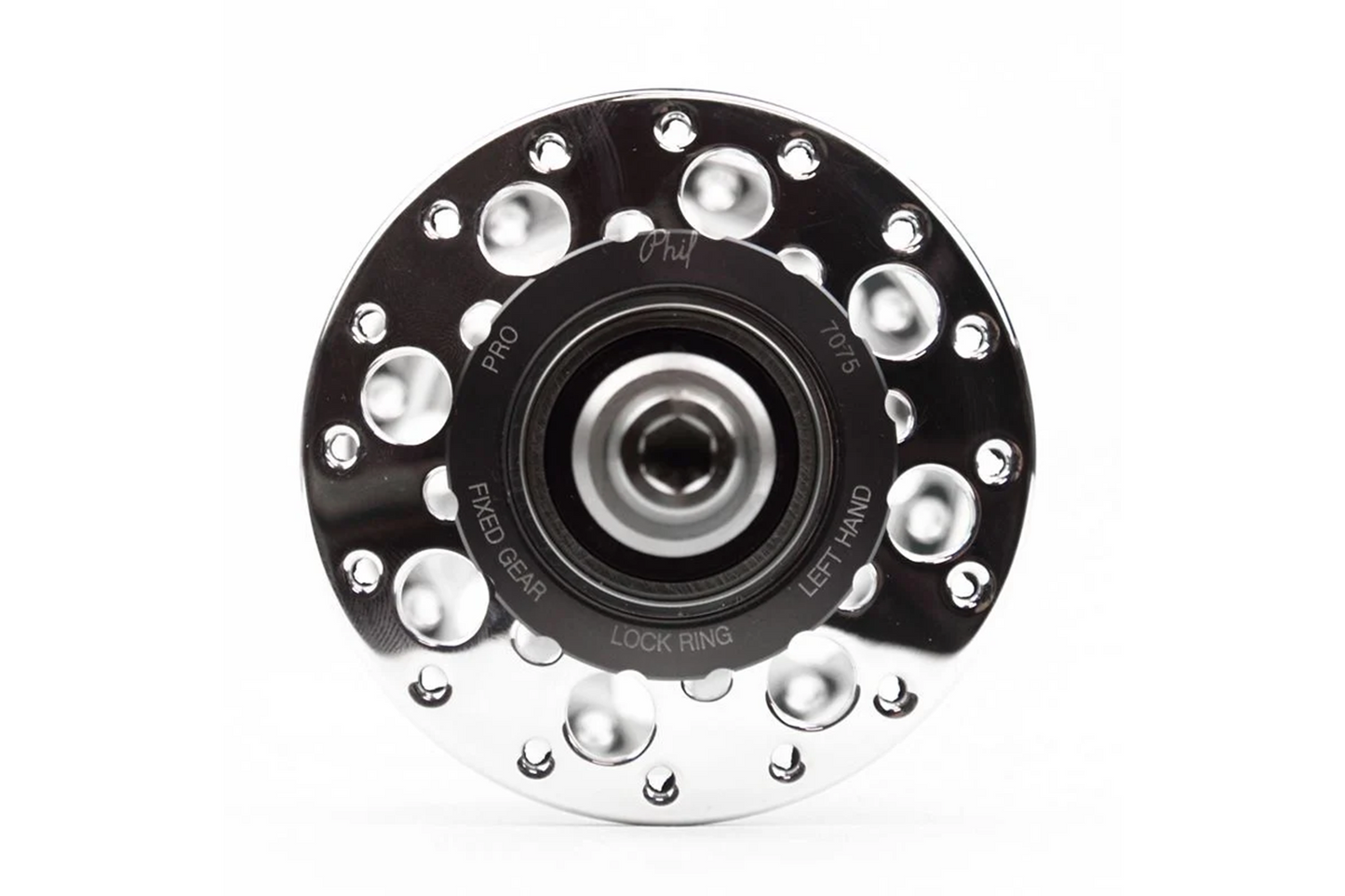 PHILWOOD PRO HIGH FLANGE TRACK HUB SILVER