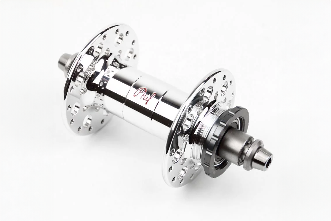 PHILWOOD PRO HIGH FLANGE TRACK HUB SILVER