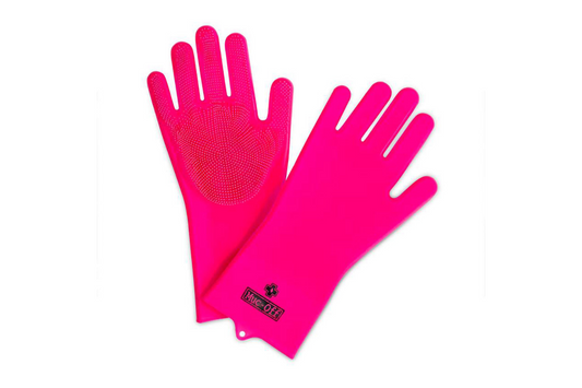 MUC-OFF DEEP SCRUBBER GLOVES PINK