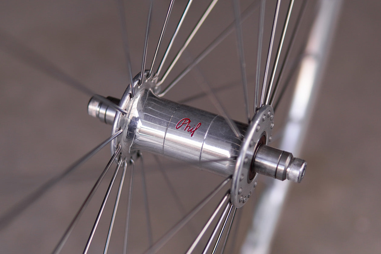 【USED】ARAYA RC-540 × Philwood Low Flange Track Hub Custom Wheel (F/R Set)