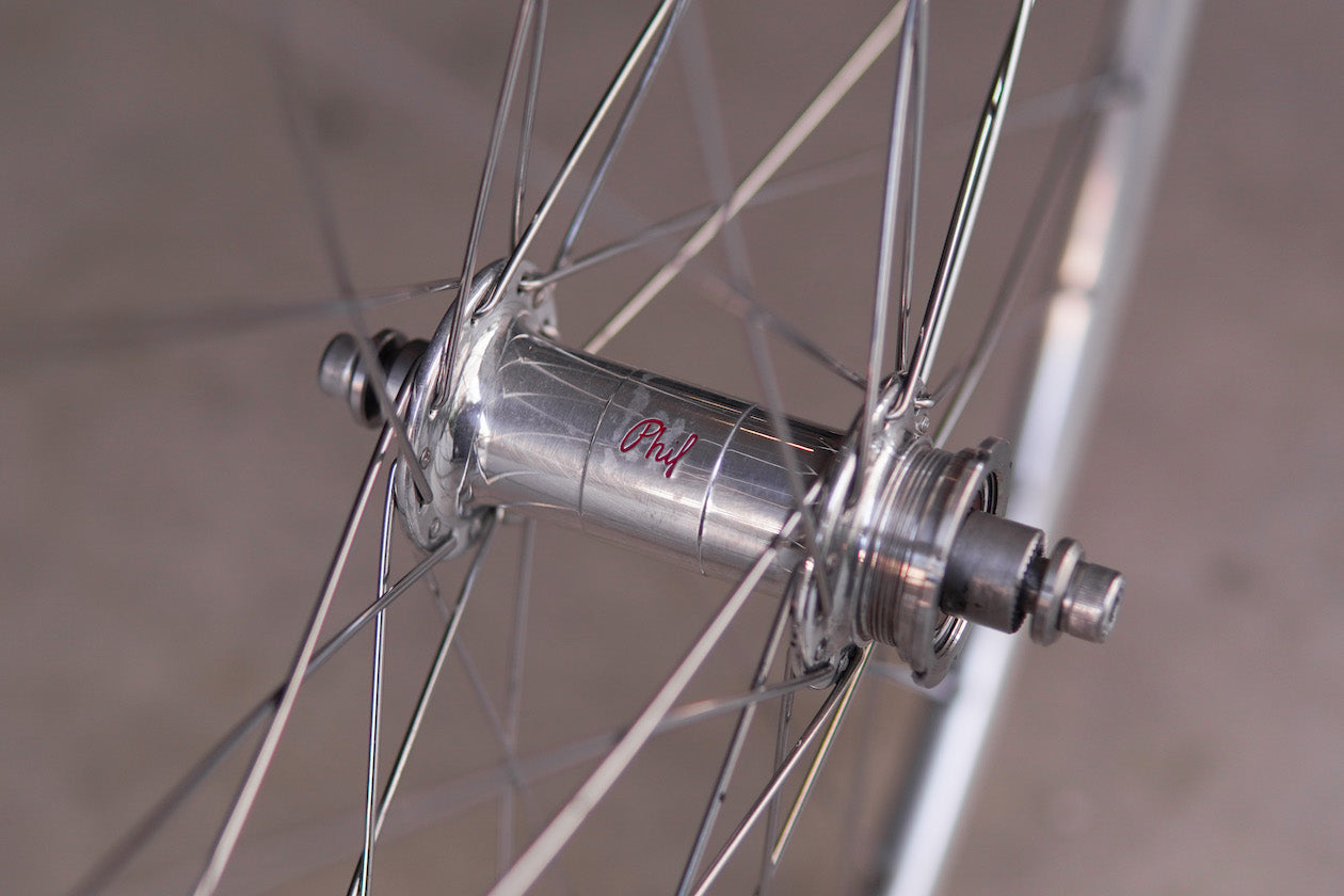 【USED】ARAYA RC-540 × Philwood Low Flange Track Hub Custom Wheel (F/R Set)