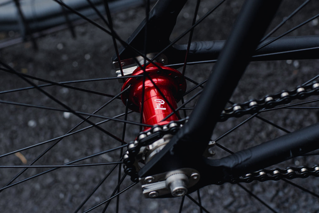 PHILWOOD LOW FLANGE TRACK HUB color anodized – BROTURES GLOBAL