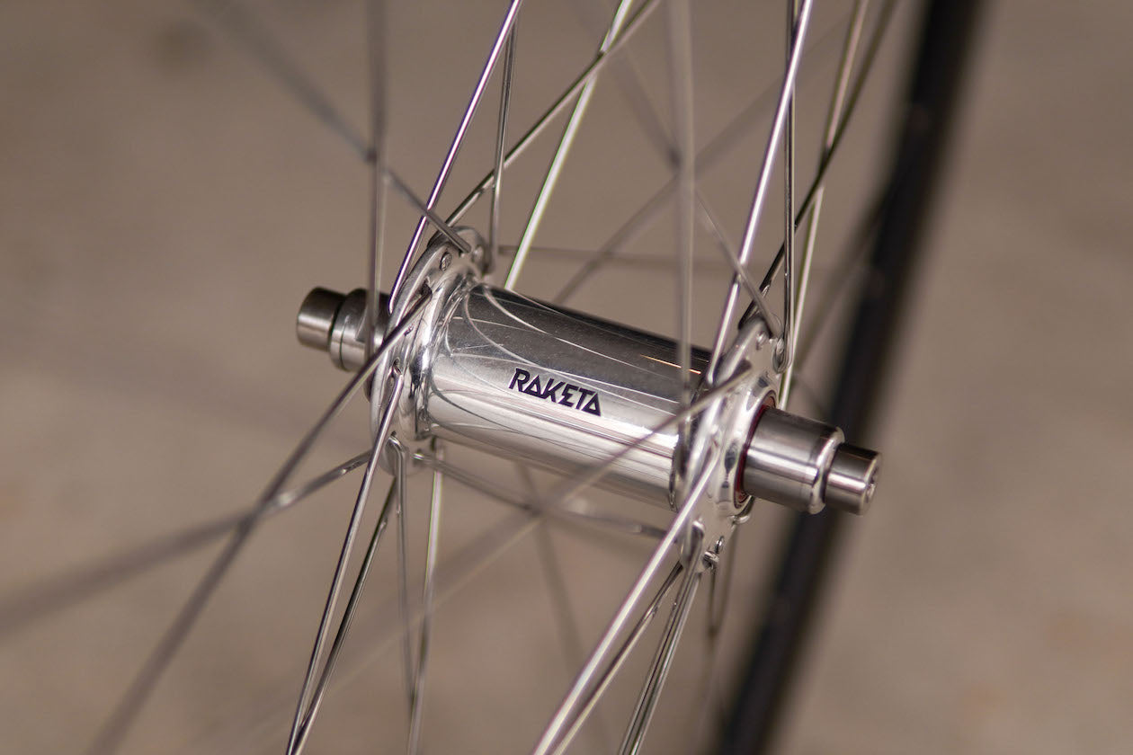 【USED】DT SWISS RR511 RIM × RAKETA LOW FLANGE TRACK HUB Custom Wheel (F/R Set)