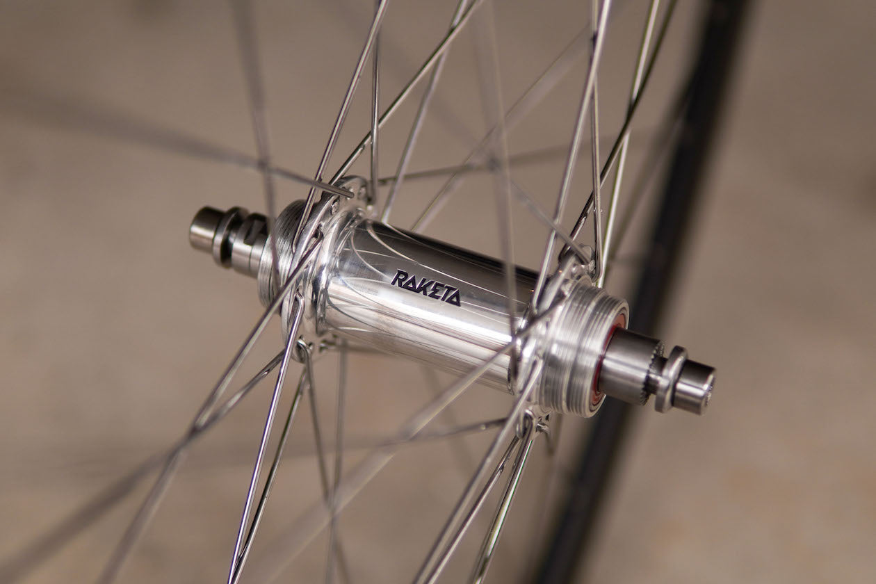 【USED】DT SWISS RR511 RIM × RAKETA LOW FLANGE TRACK HUB Custom Wheel (F/R Set)