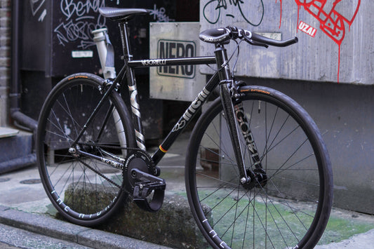 【USED】CINELLI VIGORELLI STEEL Frame Set  (BLACK / S)