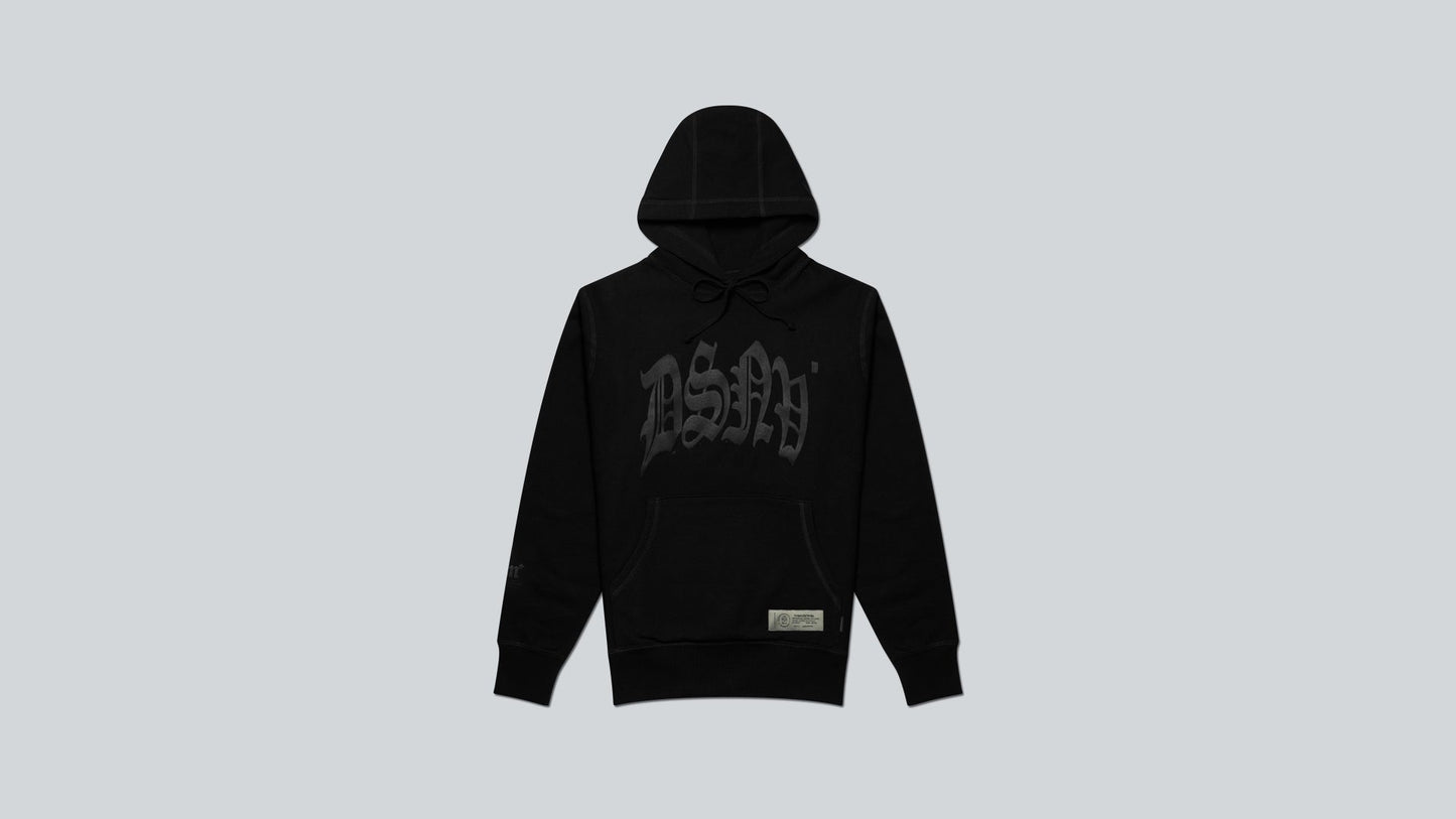 DOSNOVENTA® BLACK LETTER HOODIE