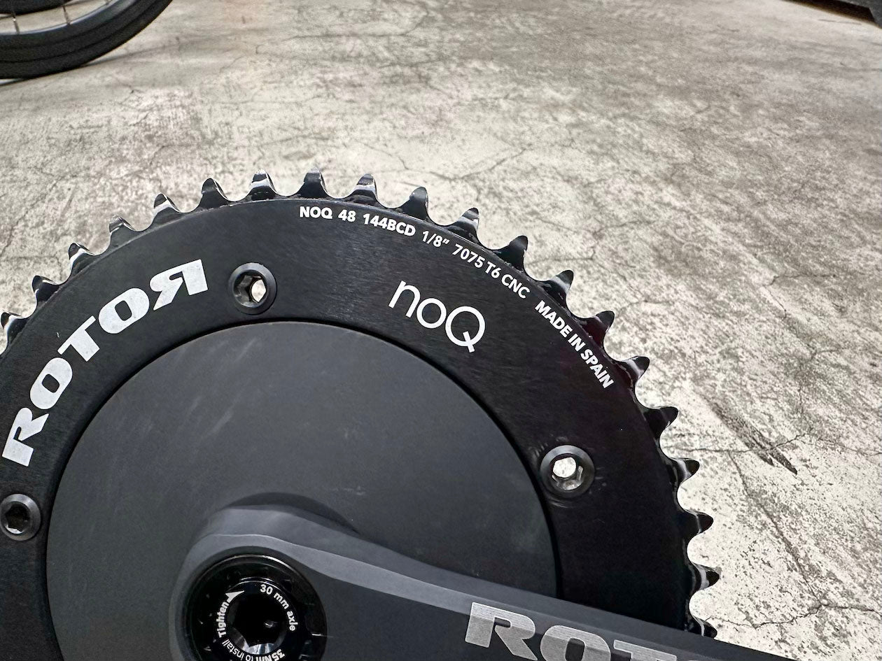 【USED】ROTOR ALDHU CRANK SET (48T) (BB Sold Separately)