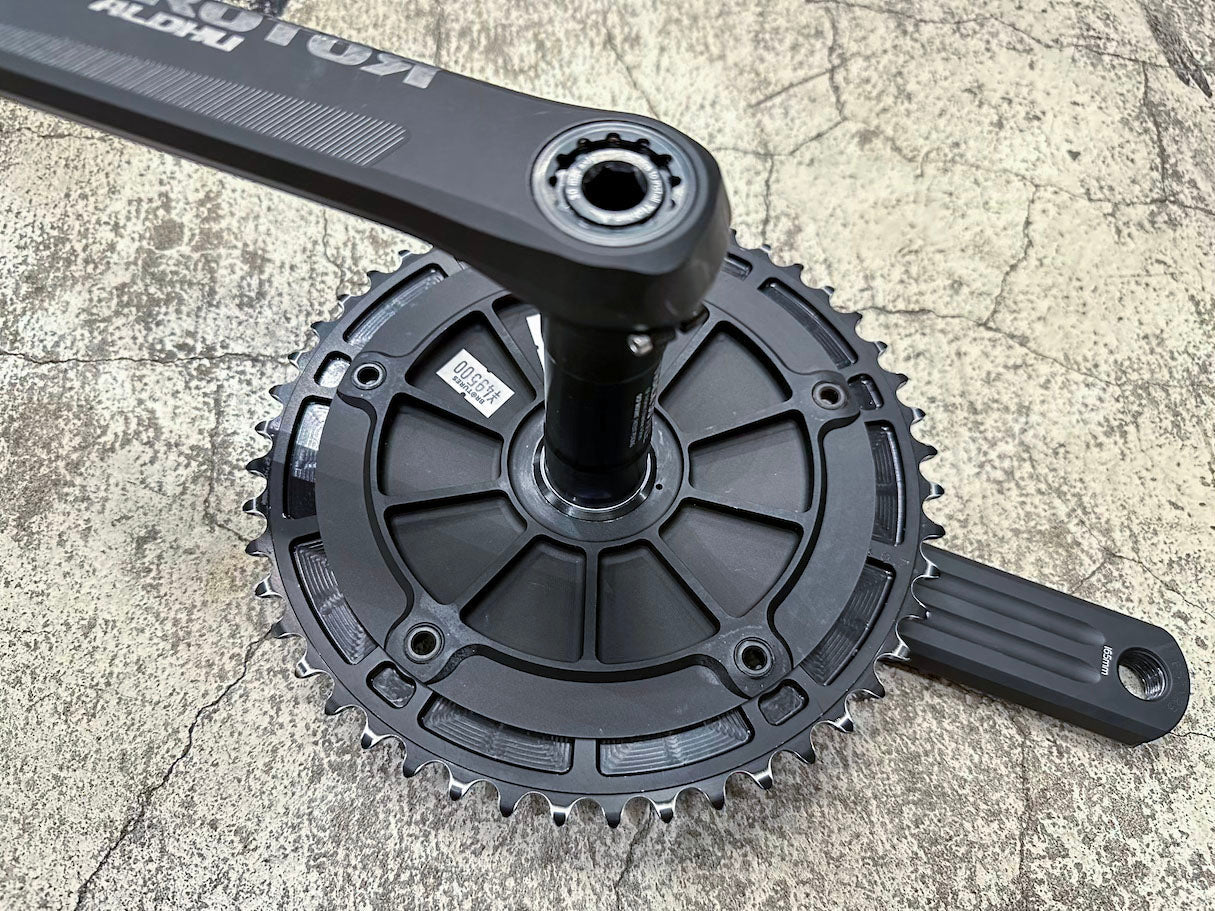 【USED】ROTOR ALDHU CRANK SET (48T) (BB Sold Separately)