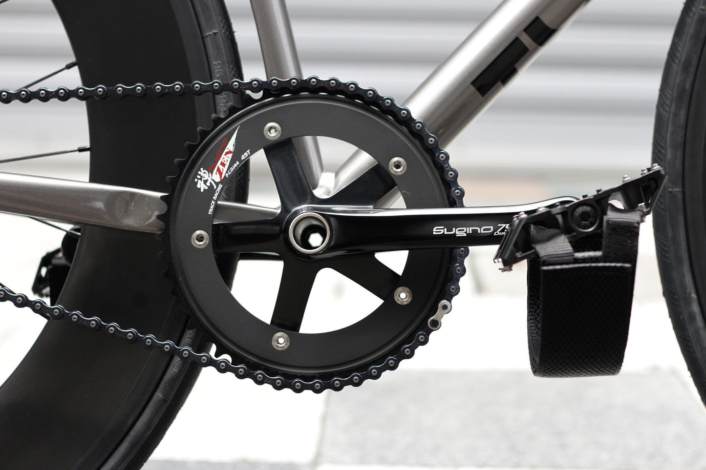 SUGINO ZEN144 CHAINRING Black