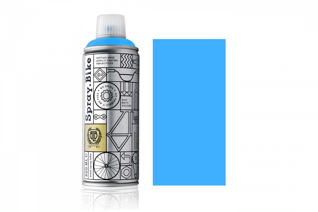 Spray.Bike 400ml Fluorescent Collection "Fluro Light Blue"