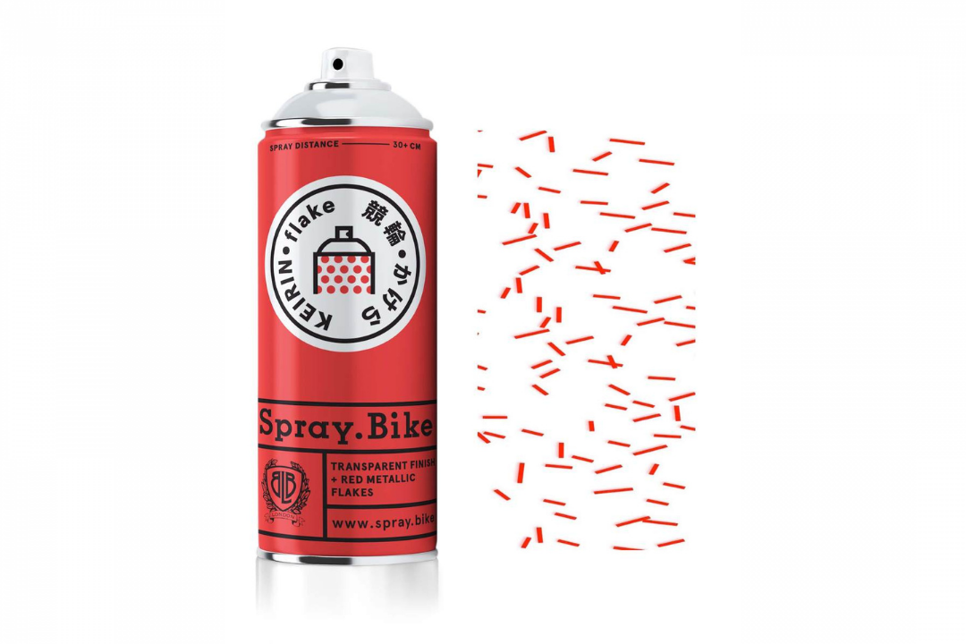 Spray.Bike 400ml Keirin Collection "Flake Hikaru Red"